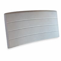 Grille d'aération de pare-chocs avant droite OEM LR116772 argentée pour Range Rover Vogue L405 2018-2021, ensemble de garniture à 4 fentes standard
