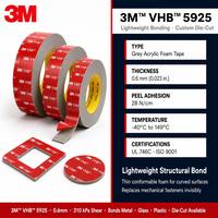 3M VHB 5915/5925/5930/5952/5962 Water Activated Acrylic/EVA Double-sided Tape Custom Die Cut Automotive High Tack Masking