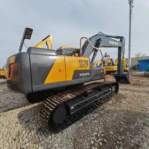 Excavateur moyen Volvo EC210D d'occasion 21 tonnes Prix raisonnable Mini pelleteuse japonaise originale avec moteur central et composants de moteur - Product Image 4