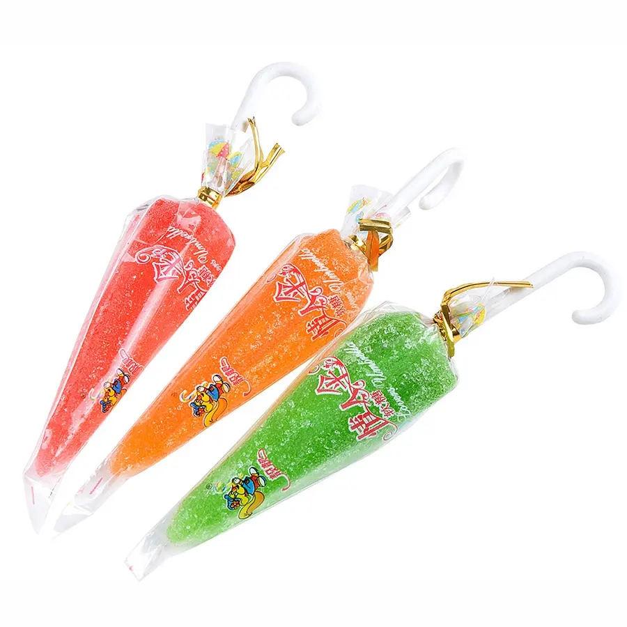 Forma di ombrello Dolce Gelatina Lollipop Dolciumi