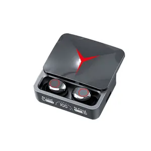 Venta caliente pantalla digital LED en la oreja los auriculares m90 pro TWS BT auriculares juegos verdaderos auriculares inalámbricos para juegos
