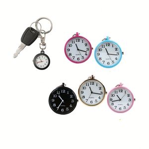 Montre de poche pour homme à grand cadran avec porte-clés, vente en gros - Product Image 2