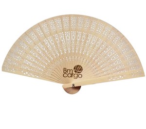 Éventail pliable en bambou, ventilateur de poche, <span class=keywords><strong>Original</strong></span>, fleurs à main en bois, pour décoration de maison - Product Image 3