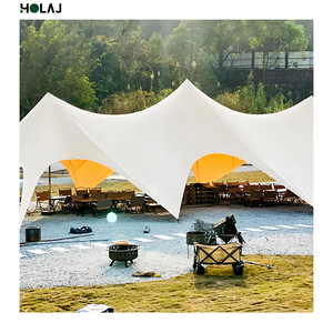 Tente innovante en forme d'étoile pour les séjours en plein air dans les centres de glamping avec tissu résistant aux intempéries, parfaite pour l'expérience d'observation des étoiles - Product Image 3
