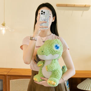 Peluche de Dinosaurio Tiranosaurio de Ojos Grandes, Lindo y Creativo, Regalo Unisex, de Poliéster y Algodón PP Lavable, para Aliviar el Estrés - Product Image 4