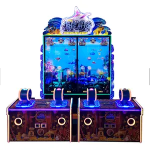 Alta calidad interior que funciona con monedas mundo submarino Go Fishing Lotter Redemption Arcade máquina de videojuegos para la venta