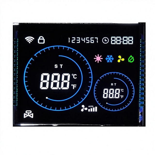 High Quality Air Conditioner LCD: 66.0X65.0mm, 4.5V, Customizable for Temperature Control Devices