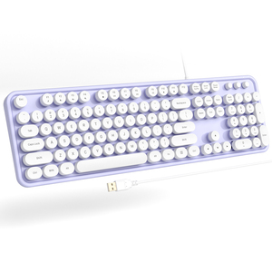 MOFii con cable de tamaño completo para Gamer, juego de teclado de ratón de escritorio y auriculares, conjunto combinado de alfombrilla de ratón, teclado para ordenador PC - Product Image 1