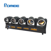 Projecteur rotatif dynamique RGBW multi-effets 10*60W avec stroboscope et effet d'anneau halo DMX512 pour éclairage de scène DJ, club et concert