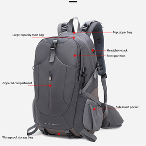 Mochila de senderismo de 40L para acampar al aire libre, viaje, mochila de ciclismo, mochila ultraligera para adultos, viajes de Camping al aire libre - Product Image 3
