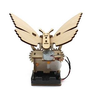 Jouet éducatif <span class=keywords><strong>scientifique</strong></span> créatif : Modèles de puzzles de papillons mécaniques bioniques à assembler soi-même pour étudiants, cours sur les principes de transmission par engrenages - Product Image 4