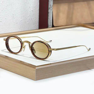 Gafas de Sol <span class=keywords><strong>VARDA</strong></span>, Estilo Europeo Americano, Lujo Japonés, Hechas <span class=keywords><strong>a</strong></span> Mano, Vintage, Ovaladas, Montura Completa, Lentes de Resina, Protección UV, para Hombre y Mujer - Product Image 6