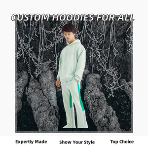 Sweat-shirt à capuche unisexe personnalisé avec strass imprimé uni, tissu confortable, coupe régulière, pour homme - Product Image 2