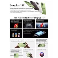 Smartphone OnePlus 15T 5G d'origine, 16 Go + 1 To, écran avec lecteur d'empreintes digitales, téléphone 6,32 pouces, ColorOS 16.0, téléphone mobile Android