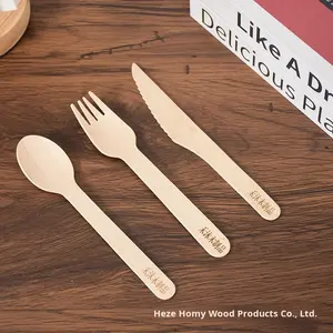 可生物降解的一次性叉刀勺子套装适用于勺形一次性叉子和勺刀 - Product Image 4