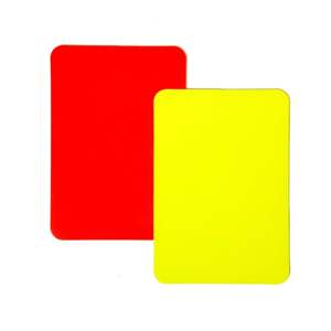Tarjetas rojas y amarillas de árbitro de PVC de alta calidad al por mayor de fábrica para competiciones de fútbol - Product Image 2