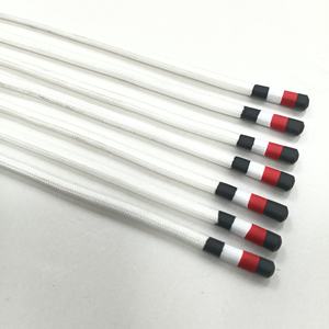 Cordon de serrage personnalisé à extrémité trempée avec embouts en silicone, cordon de vêtement, lacets, vestes, cordon de serrage en polyester - Product Image 5