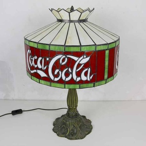 Lámpara de Mesa LED Tiffany de Vitral con Diseño Europeo LongHuiJing de 16 Pulgadas con Base de Metal de Loto - Product Image 6