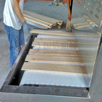 Sécheur à micro-ondes à tunnel industriel pour bois, machine de stérilisation, four à micro-ondes, machine de séchage du bois