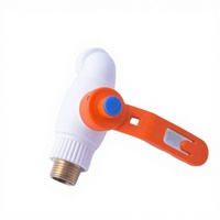 Robinet de lavabo en plastique blanc à filetage mâle, à trou unique, pour cuisine et salon, idéal pour les marchés du Moyen-Orient – Raccords de tuyauterie PPR populaires