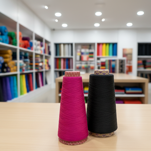 Hilo de Algodón 100% Mercerizado, Peinado y Teñido, Ne 60/2, en Conos, para Tejido, Tejido a Mano y Bordado - Product Image 3