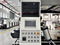 Nouvelle machine d'impression flexographique automatique multicouleur pour l'emballage de sacs en tissu non tissé, papier et plastique