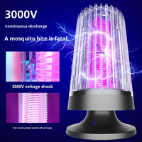 Nouvelle conception 2025 – Piège à insectes électronique portable rechargeable par USB, silencieux et efficace, tue-moustiques et destructeur d'insectes domestiques