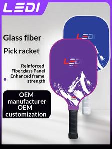 Raquette de pickleball en fibre de verre 400x200x16mm avec motif montagne, idéale comme cadeau pour femme - Product Image 6