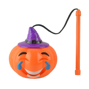 Accessoires pour la Fête des Morts : Lanterne portable pour enfants, Bande lumineuse, Pendentif citrouille musical, Décoration d'Halloween - Product Image 4