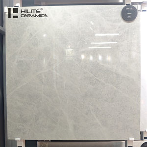 Carreaux de porcelaine à motif <span class=keywords><strong>marbre</strong></span> <span class=keywords><strong>blanc</strong></span> brillant 60x60/600x600 pour salon et <span class=keywords><strong>chambre</strong></span> à coucher - Product Image 2