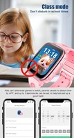 Montre connectée D51 4G avec carte SIM, écran 1,83 pouces, batterie 730 mAh, appels vidéo, appels SOS, positionnement LBS+WIFI, montre connectée 4G pour enfants 2026