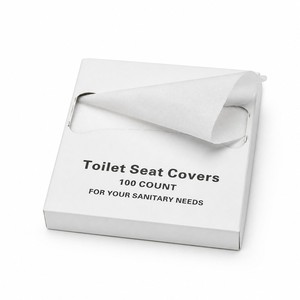 Housses de siège de toilette jetables, 100 unités, pour les besoins sanitaires - Product Image 4