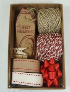 Ruban Nature-pak OEM en gros, personnalisation d'usine, ensemble de rubans et nœuds en papier kraft pour emballage <span class=keywords><strong>cadeau</strong></span> de Noël et loisirs créatifs - Product Image 2