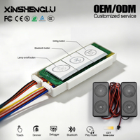 Haut-parleur musical avec interrupteur tactile |   DC 12V 5A 60W Gradateur de température de couleur (CCT) |   Smart IP21 certifié |   Anti-buée pour miroir de salle de bain
