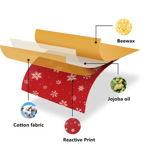 9 Pack Reusable <strong>Beeswax</strong> Wrap Cloth for Food 4 Styles Organic <strong>Beeswax</strong> <strong>Paper</strong> for 1L Birds+3M Radishes+3S Cacti+2S Leaves - Product Image 3