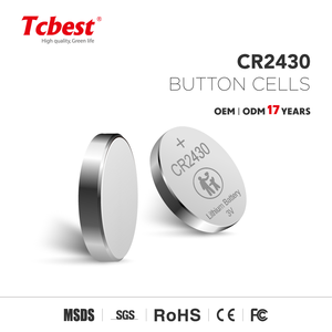 Tcbest CR2430 <span class=keywords><strong>3V</strong></span> 270mAh lityum iyon düğme hücre anahtar Fobs ve oyuncaklar için yüksek kapasiteli enerji - Product Image 4