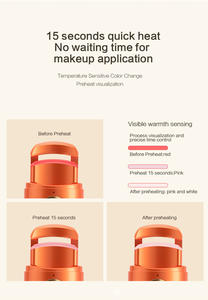 24-Hour Long Lasting <b>Electric</b> Heated Mini Eyelash Curler Flexible Silicone <b>Pad</b> for Women - Product Image 3