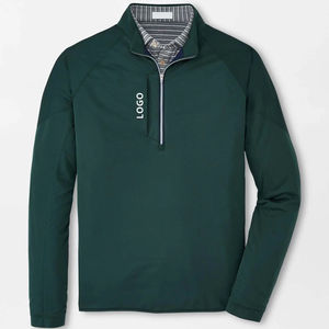 Custom Performance Lightweight Breathable Quick Dry Quarter <b>Zip</b> Pullover Athletic Running Golf Hiking Training Sweatshirt - Product Image 2