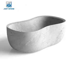 DDU制造商批发定制独立式大理石天然石材浴缸