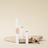 Tube à cils double tête 7 ml, tube blanc vide, flacon pour extension de cils, flacon de colle pour faux cils – Vente chaude