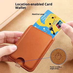 Bolsa de tarjeta magnética Soporte para teléfono móvil Dispositivo antipérdida Navegación GPS para IOS Seguimiento de posicionamiento global Find My Locator - Product Image 1