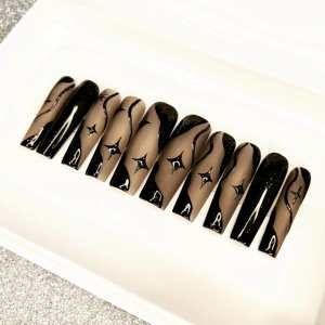 En gros personnaliser ongles artificiels XXL presse <span class=keywords><strong>sur</strong></span> ongles cils ensembles designer fait à la main acrylique presse <span class=keywords><strong>sur</strong></span> ongles boîte d'emballage - Product Image 3