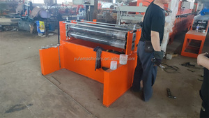Metal Steel Coil Panel G550 Hardness Cut To Length Shear Roll Forming Machine To Indonesia <strong>Mesin</strong> - Product Image 6