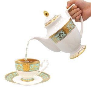 Elegant Heat Resistant Porcelain Coffee <b>Set</b> With Gift Box for Daily Breakfast Afternoon Tea Office Collection - Product Image 4