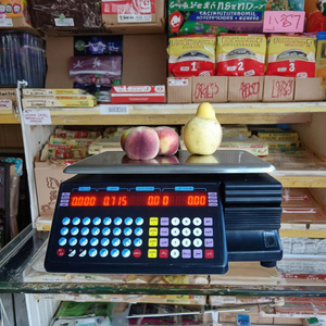 Điện tử quy mô với máy in nhãn 30kg mã vạch có trọng lượng quy mô <span class=keywords><strong>TM</strong></span> cửa hàng cửa hàng siêu thị balanza - Product Image 5