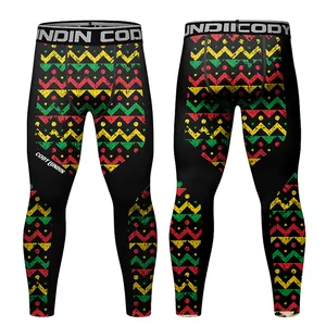 Wholesale Long Pants for Men Jiu Jitsu Uniform Clothes Men Compression Fitness Tights Workout Leggings Spats