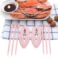 Outil multifonctionnel pour décortiqueur de noix et fruits de mer Craquelins de homard Craquelins de crabe en plastique