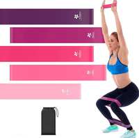 Anneau extensible de yoga de bande de boucle de résistance de hanche de silicone pour la formation ferme de fessier et sculpter des fesses avec chaque séance d'entraînement