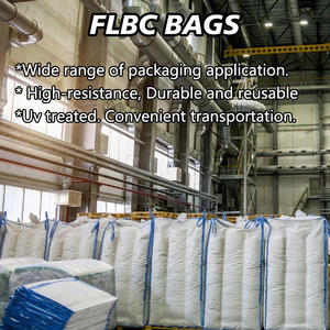 Bolsa Jumbo FIBC de PP Resistente a Desgarros de 1-2 Toneladas con Esquinas Cruzadas y 4 Lazos, Boquilla de Descarga para Empaque de Arena, Cemento y Grava - Product Image 2