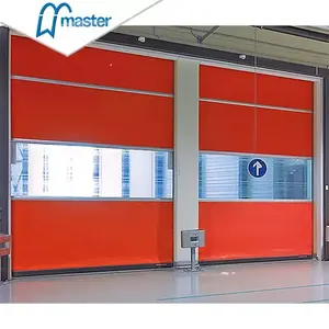 Master Well Top Manufacturer New Design Good Price High Quality Windproof Fast Rapid PVC High Speed Doors For Warehouse